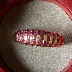 14k ruby gold ring